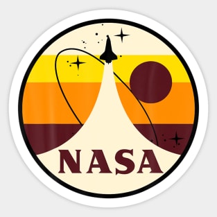 NASA Sunset Landscape Lift Off Sticker